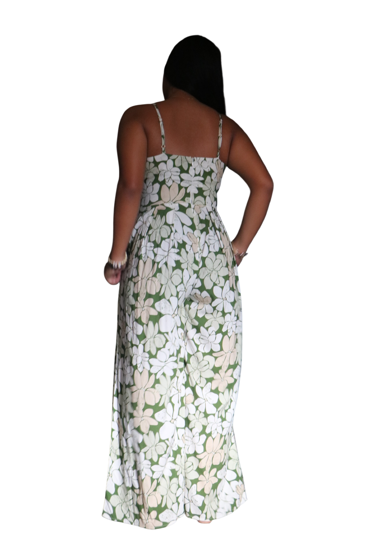 Kinia Pants Jumper in Pikake Bloom