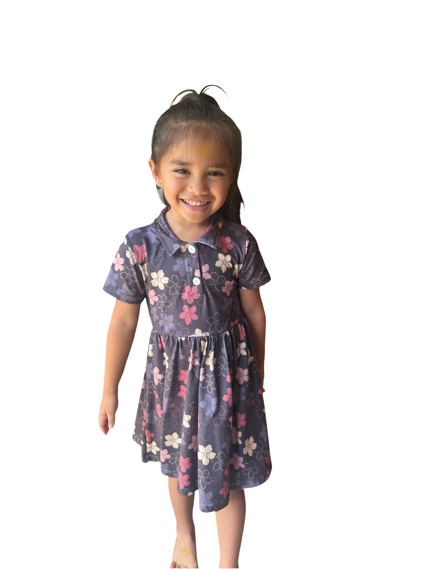 Keiki Dress (Puakenikeni Purple)