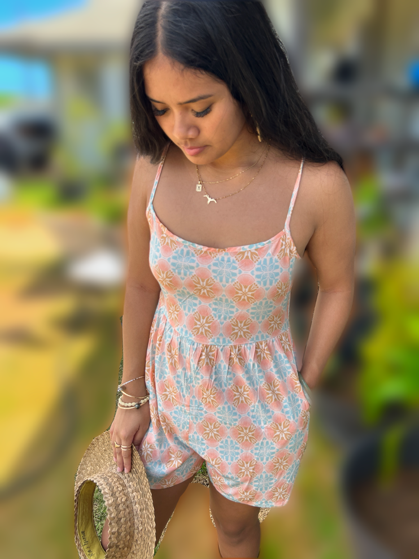 Shorts Romper (Ohia Lehua)